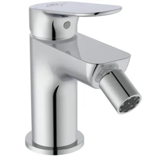 Ideal Standard Bidetarmatur Ceralife O Ausladung 95mm mit Push-Open Ventil BlueStart Chrom, BE021AA BE021AA
