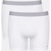 sloggi Boxer Men GO ABC 2.0 (2er Pack) längeres Bein, Baumwollmix, weich, elastischer Bund