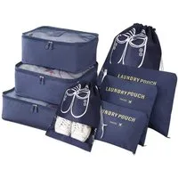 ALARA HOME Kofferorganizer Koffer Organizer, 8-in-1-Set Gepäck Organizer wasserdichte Reise