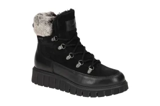 Tamaris 1-26267-43 001 Damen Winterstiefeletten schwarz wasserabweisend warmf...
