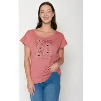 GreenBomb T-Shirt Cool No Rain (1-tlg) Rundhalsausschnitt, Bio-Baumwolle, GOTS Zertifiziert