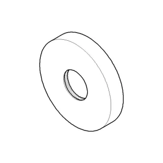 Dornbracht Rosette DG+Brausehalter - 082762500-06 platin matt