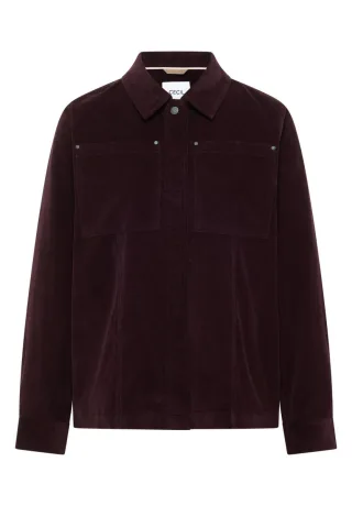 CECIL - Cord-Overshirt rot - Gr. - XS