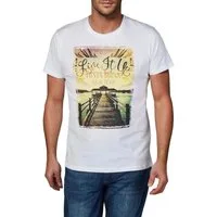 riverso T-Shirt Herren Fotoprintshirt RIVLukas Regular Fit (1-tlg) Kurzarm Tee Shirt mit Rundhalsausschnitt aus 100% Baumwolle