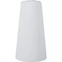 Home4Living Lampenschirm Lampenglas weiß gewischt Ø 100-150 Ersatzglas E27, Dekorativ