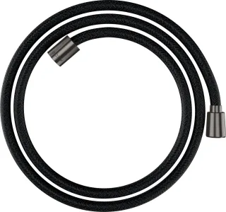 Hansgrohe Textilbrauseschlauch Axor 1600mm mit konischer/zylindrischer Mutter, brushed black chrome, 28259340