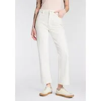 BOSS ORANGE Straight-Jeans ADA CROP HR Premium Damenmode in cropped Länge, High Waist