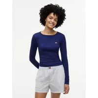 Tommy Hilfiger Underwear Langarmshirt LS RIB T-SHIRT in Rippstruktur, Rundhals