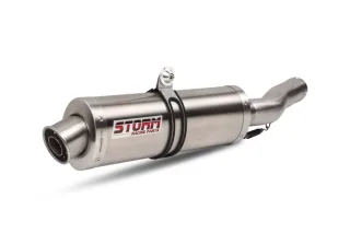 Sport Auspuff OVAL Storm by MIVV Edelstahl BMW R 1200 R Bj. 2011-2014 mit ABE