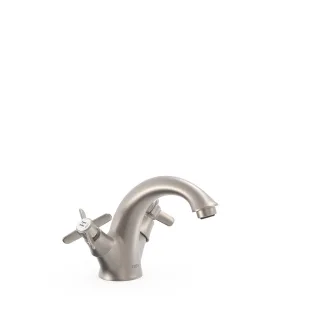 Tres 2 Griff Waschtischarmatur Mit Griff G3/8" flexible Anschlussschläuche, 24210201AC 24210201AC