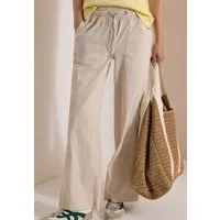 CECIL Stoffhose Style Neele Elastikbund, feines Streifemuster, Loose Fit