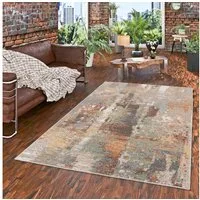 Pergamon Outdoorteppich Designer In und Outdoor Teppich Vintage Muster, Rechteckig, Höhe: 4 mm