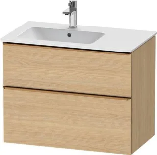 Duravit D-Neo Waschtischunterbau wandhängend Natur Eiche Matt 810x462x625 mm - DE4366004300000 DE4366004300000