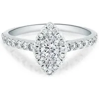 Adam & Eve Verlobungsring Diamantring 750/- Gold Weißgold 0,59 ct. (Brillantring, Antragsring, AE29), inklusive Echtheitszertifikat - Gravur möglich