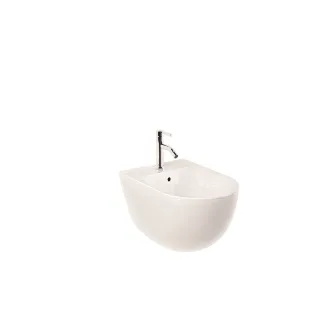KLUDI-RESA D Wand-Bidet 52 cm verdeckte Befestigungen Weiß glänzend 24BIW0143