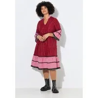 Angel of Style Jerseykleid Maxikleid Jacquard-Mix 3/4-Ärmel