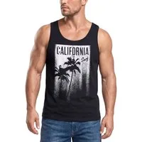 Neverless Tanktop Cooles Herren Tank-Top California Surf Palmen Neverless® mit Print