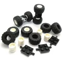 LEGO® : Reifen- und Räder-Set, 25 Teile Spielbausteine