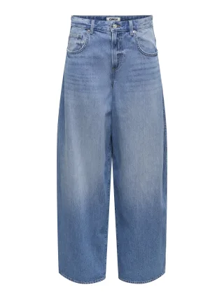 ONLY - ONLTAYLOR HW BARREL DNM PIM678 NOOS Medium Blue Denim - Gr. - 32
