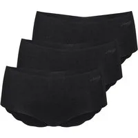 sloggi Panty zero Modal saumlose Abschlüsse, typische sloggi Wellenkante, im 3er Pack