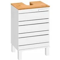 Home affaire Waschbeckenunterschrank JOSIE Breite 40 cm, aus Massivholz, Metallgriff, 1 Tür