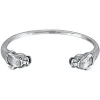 Kuzzoi Armreif Armreif Panther Maskulin Tier Symbol 925 Silber (kein Set), Tiger