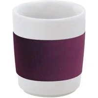 KAHLA Becher touch! henkelloser Becher mit Samt-Banderole, 1-tlg., Porzellan, Made in Germany