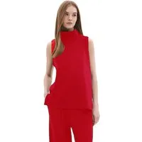 No Matter What Blusentop Ärmellose Bluse mit Rollkragen