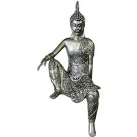 Figurendiscounter Gartenfigur Dekofigur Buddha 31 cm bunt
