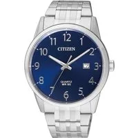 Citizen Quarzuhr BI5000-52L, Armbanduhr, Herrenuhr, Damenuhr, Edelstahlarmband, Datum