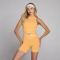 MP Damen Tempo High Neck Top - Pfirsich - M