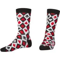 AbgeStrumpft Freizeitsocken Abgestrumpft Socken Kartenspiel (1 Paar, 1-Paar, 1 Paar) lustiges Design