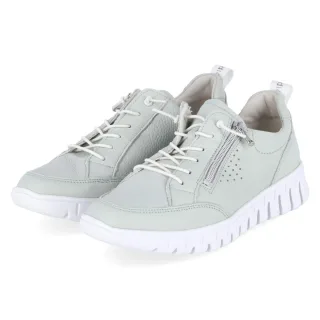 Waldläufer Halbschuhe H-BIRDY - Gr. 38 - Grün - Glattleder
