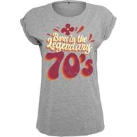 Youth Designz Print-Shirt "Born in the Legendary 70s" Damen T-Shirt Statement Geschenk Motiv mit stylischen retro Print für Frauen