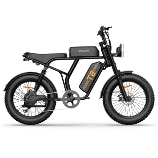 [EU DIRECT] URLIFE T2 Electric Bike 48V 15.6AH 250W(Peak 1500W) Motor Recommended Top Speed 25KM/H 20inch Fat Tire 160KM