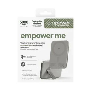 PanzerGlass empower Powerbank w. Spin Stand 5000mAh Titanium