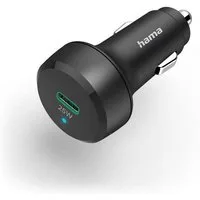 Hama Auto-Schnellladegerät,USB-C,Power Delivery (PD)/Qualcomm®,25 W,Schwarz USB-Ladegerät