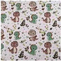 maDDma Stoff Baumwollstoff mit Kindermotiven Halbmeterware ab 0,5x1,6m breit, Motiv 7