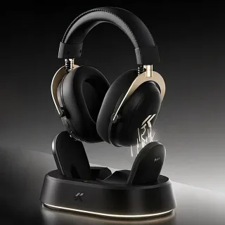 MCHOSE V9 Turbo+ Tri-mode Gaming Headset bluetooth Headphone with RGB Magnetic Wireless Charger 60mm Powerful Dynamic Dr