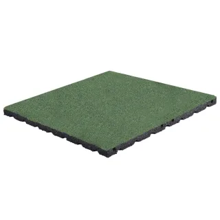 Fallschutzmatte 50x50x3 cm - Stoßdämpfende Gummimatte für Klettergerüst - Wetterfeste Bodenfliesen Spielplatz - Robuster Outdoor Fallschutz - Wickey