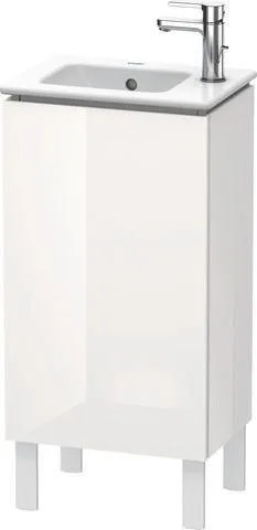 Duravit L-Cube Waschtischunterbau bodenstehend Weiß Hochglanz 420x294x704 mm - LC6273L2222 LC6273L2222