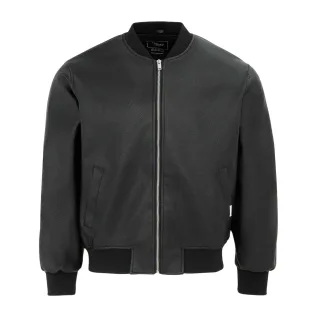 Firetrap - Bomberjacke für Herren, PU (Schwarz)