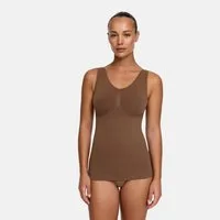 cfab (creamy fabrics) Shapingtop Shaping Unterhemd-Caramel-M (1-tlg)