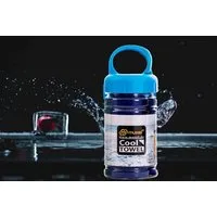 Muxel Massagerolle Cool Towel Dunkelblau Kühltuch mit Flasche (1-tlg)