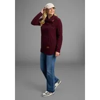 KangaROOS Fleecepullover hochschließender Kragen mit regulierbarer Weite, große Größen