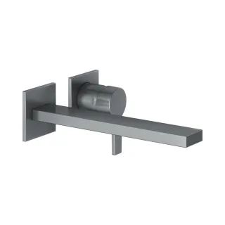 Keuco EHM Waschtischarmatur Edition 11 51116, Wandmont.,Ausl.265 mm,Schwarzchrom geb., 51116130202 51116130202