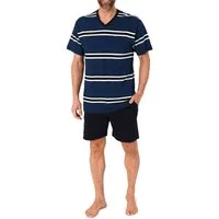 Normann Pyjama Normann Herren Schlafanzug kurzarm Shorty - auch in Übergrössen