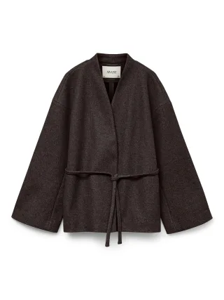 Aware - AWSIJINA LS V-NECK SHORT JACKET NOOS Coffee Bean - Gr. - XL
