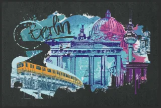 Fussmatte Berlin 4130 | Größe: 60 cm x 45 cm
