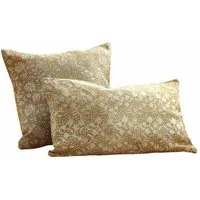 Mirabeau Kissenhülle Kissenhülle 2er Set Nalefor braun